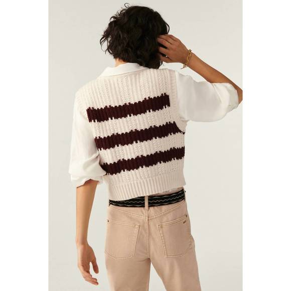 NEW BA&SH soju sweater in ecru - Picture 3 of 4